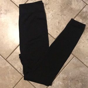 High waist fleece lined leggings